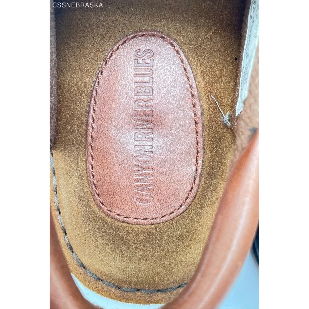 Canyon River Brawn Mens Vintage Leather‎ Sandals - Size 10D